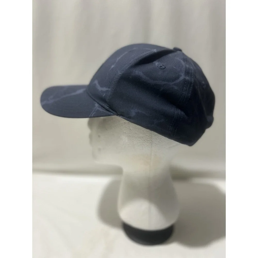 Travis‎ Matthew Golf Adjustable Snapback Hat Cap Patch Blue All Over Graphic